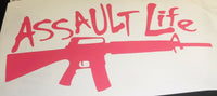 Assault Life M16 Ar15 Decal