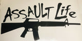 Assault Life M16 Ar15 Decal