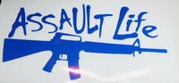 Assault Life M16 Ar15 Decal