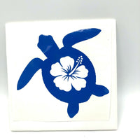 Hawaii Flower Turtle Decal