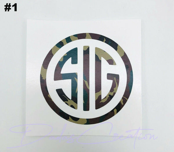 Mini Sig Sauer  Camouflage Decal