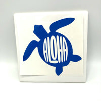 Aloha Turtle Decal