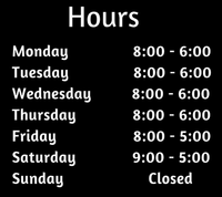 Business Hours Decal