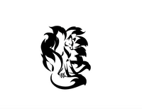 Kurama Naruto Nine tails Beast 2 Decal