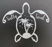 Salty Soul Turtle Decal