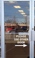 PLEASE USE OTHER DOOR WITH ARROW DECAL