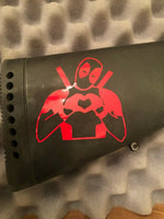 Deadpool Heart Decal