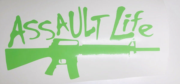 Assault Life M16 Ar15 Decal