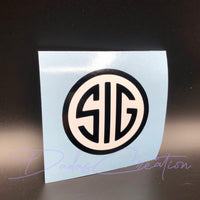 SIG Sauer Pistol Handgun Firearm Tactical Die Cut Sticker