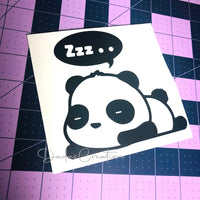 Zzz Panda Decal